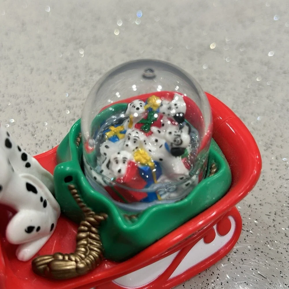 Disney 101 Dalmatians‎ Mini Snow Dome Globes  McDonald's - Lot Of 3 - 1996